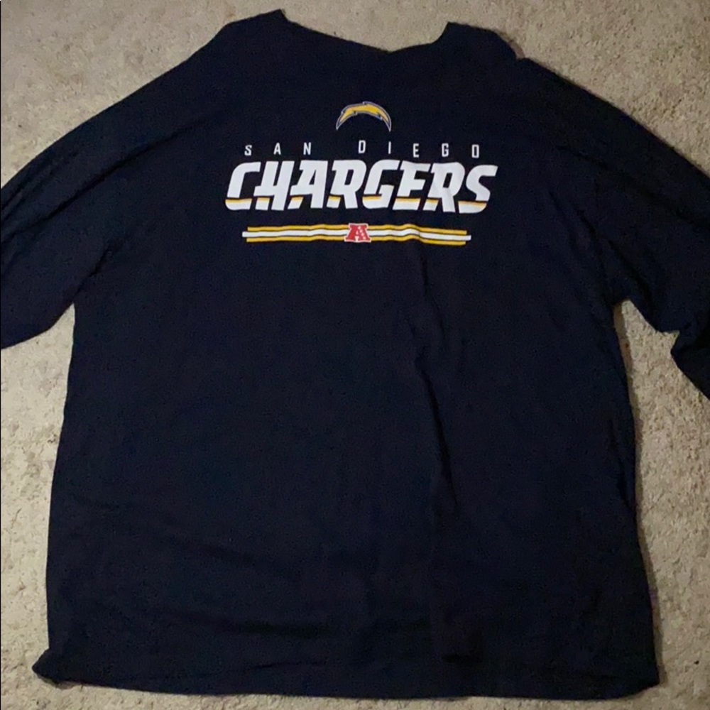 Men’s long sleeve San Diego chargers shirt